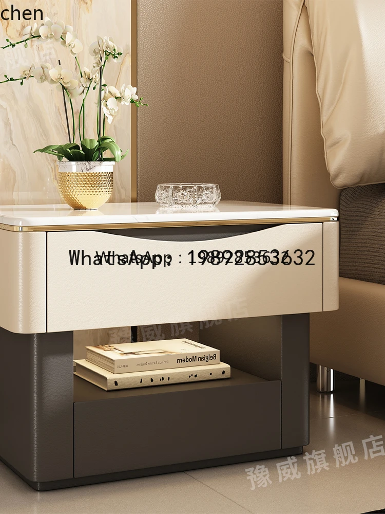 Gz madeira maciça grande mesa de cabeceira high-end quarto pequena mesa lateral acessórios de decoração para casa decoração de casa vintage