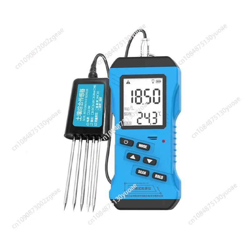 Rapid Soil tester Meter Nitrogen Phosphorus Potassium N P K pH Humidity Moisture Nutrient Conductivity Tester EC Meter