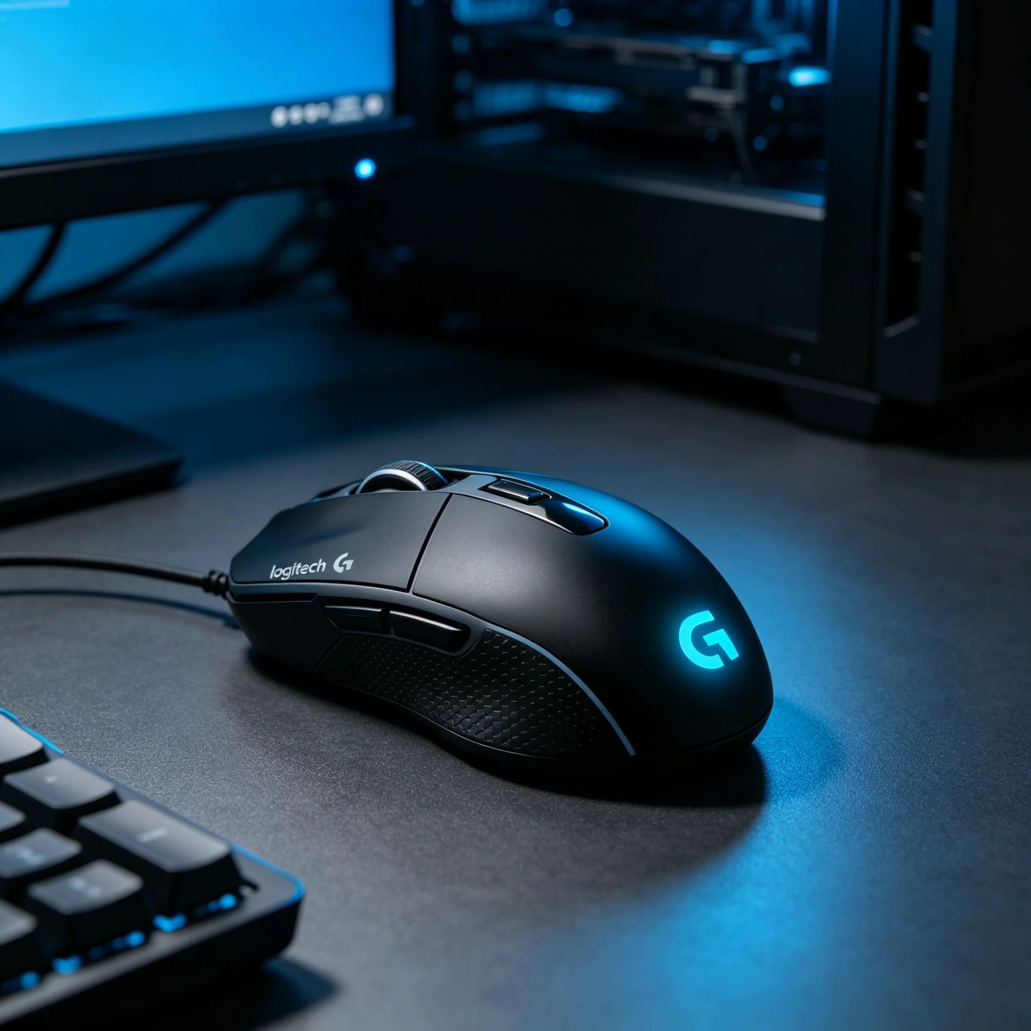 E‑sports Logitech G302 Wired Gaming Mouse 4000DPI RGB Backlight 6 Keys Ergonomic Computer Mice For Gamer Player