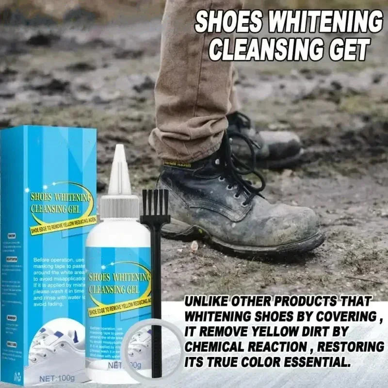 Shoes Cleaner Kit Removes Shoes Whitening Cleansing Gel Shoe Washing Machine Dirt And Yellow From Shoes Cleaning Foam Cleaner