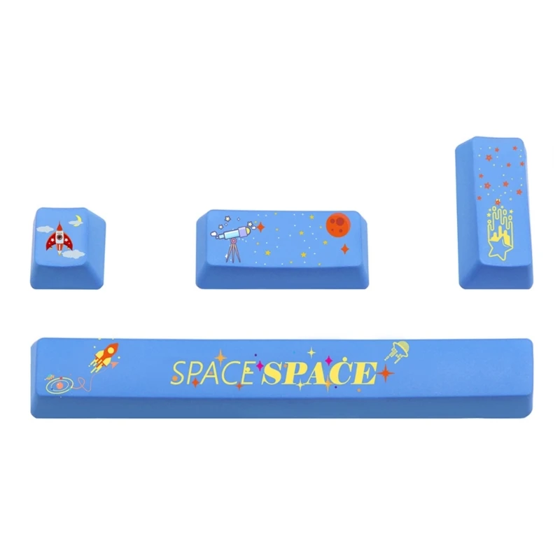 Dye-subbed PBT 4 nasadki klawiszy, klawisz spacji, klawisz Esc Enter Keycap odporny na zużycie Keycap dostosowane klawisze