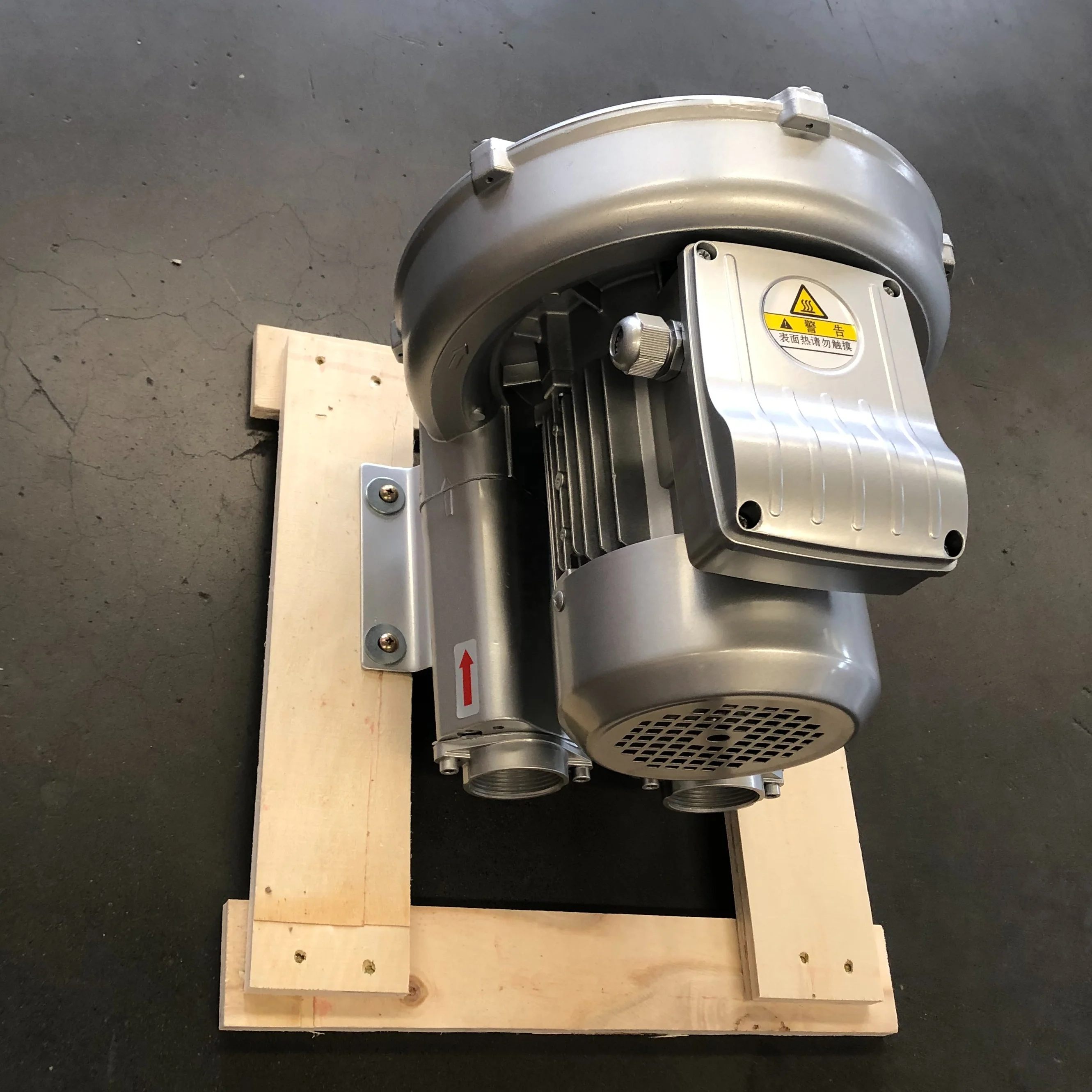 Single stage 0.75 kW 1HP blower High pressure vortex fan 750 W turbine side channel annular blower Vacuum annular blower