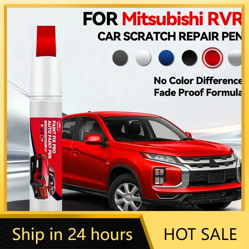 

Карандаш для ремонта царапин на автомобиле Mitsubishi RVR 1996-2026, инструменты для детейлинга, аксессуары для авто, черная аэрозольная краска