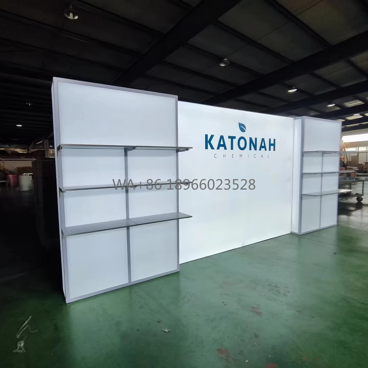 IPPE - International Production & Processing Expo Easy Assemble Backlit Exhibition Display Aluminum Frame Led Fabric Light Box T