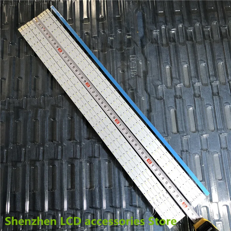 LED قطاع ل اللوفر 49 "UN49K5300 UE49K5100 UA49K5300 BN95-03721A BN96-39731A 31LED 514 مللي متر يسار + يمين