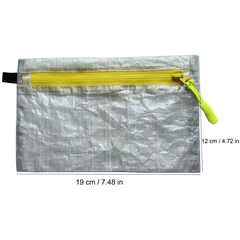 DCF 1,43 Unzen YKK Reißverschluss-Tasche, wasserabweisende Geldbörse, ultraleichter Organizer, Aufbewahrungstasche für Reisepass und Karten, für Erste-Hilfe- und Reisebedarf – Detail 6