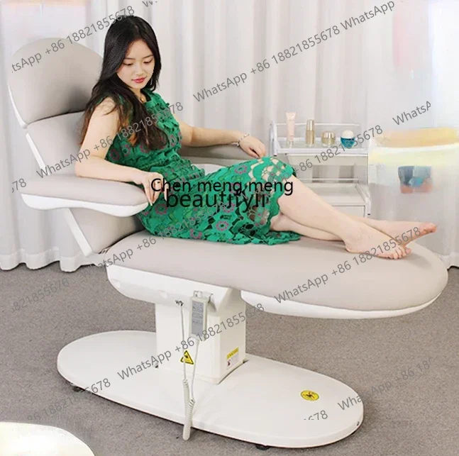 cc182new All-electric tattoo bed, special liftable beauty bed for beauty salons, embroidered eyebrow tattoo bed