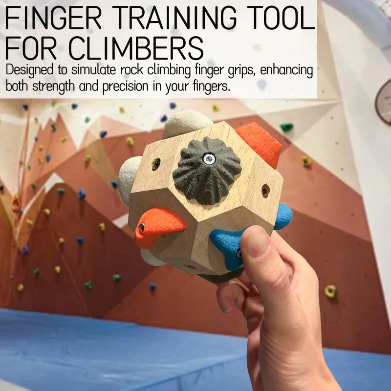 3D Print Boulder Block Climbing Hold Strength Training Tool for Grip Power Precision Functional Fitness Decor Craft Miniature