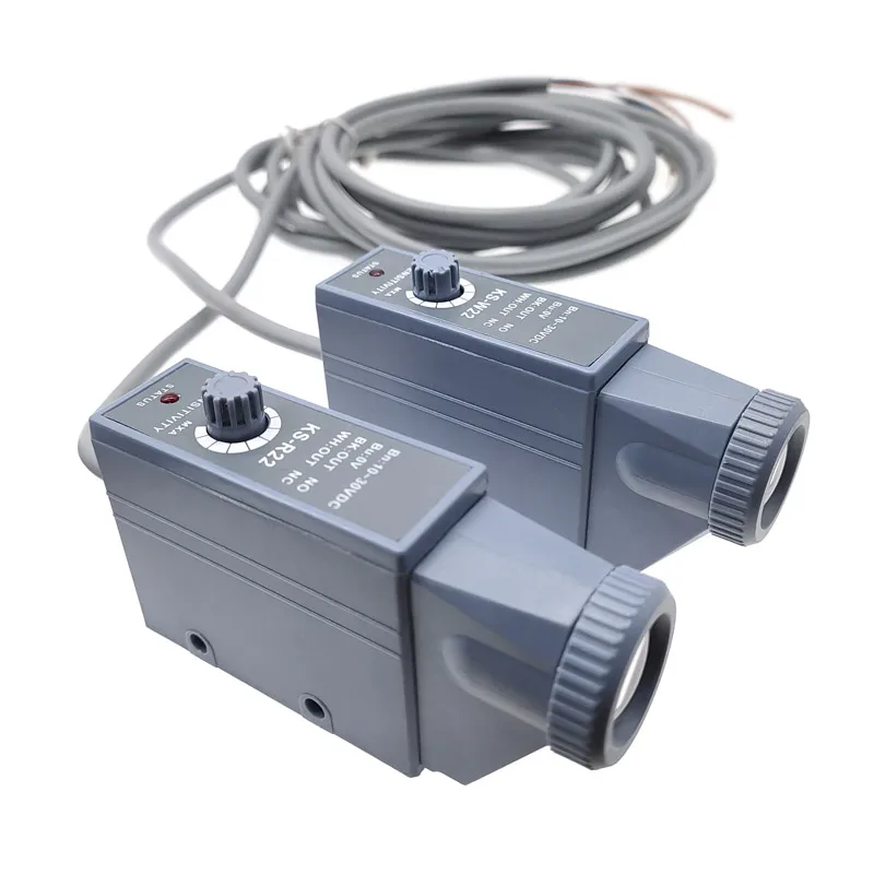 10-30V KS-W22-R22-RG22-W22T-WG22 Photoelectric Color Mark Sensor For Industrial Position Detection Equipment