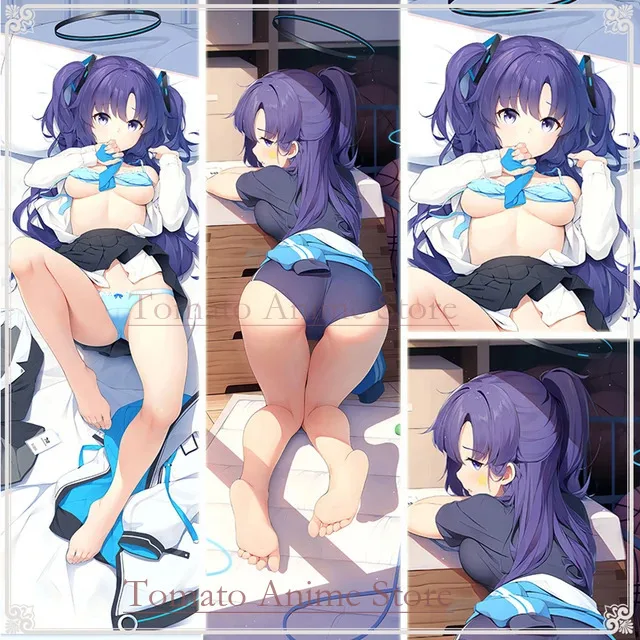 

Anime Blue Archive Hayase Yūka Sexy Dakimakura Hing Body Case Otaku Male Pillow Cushion Cover Bedding Gifts XYS