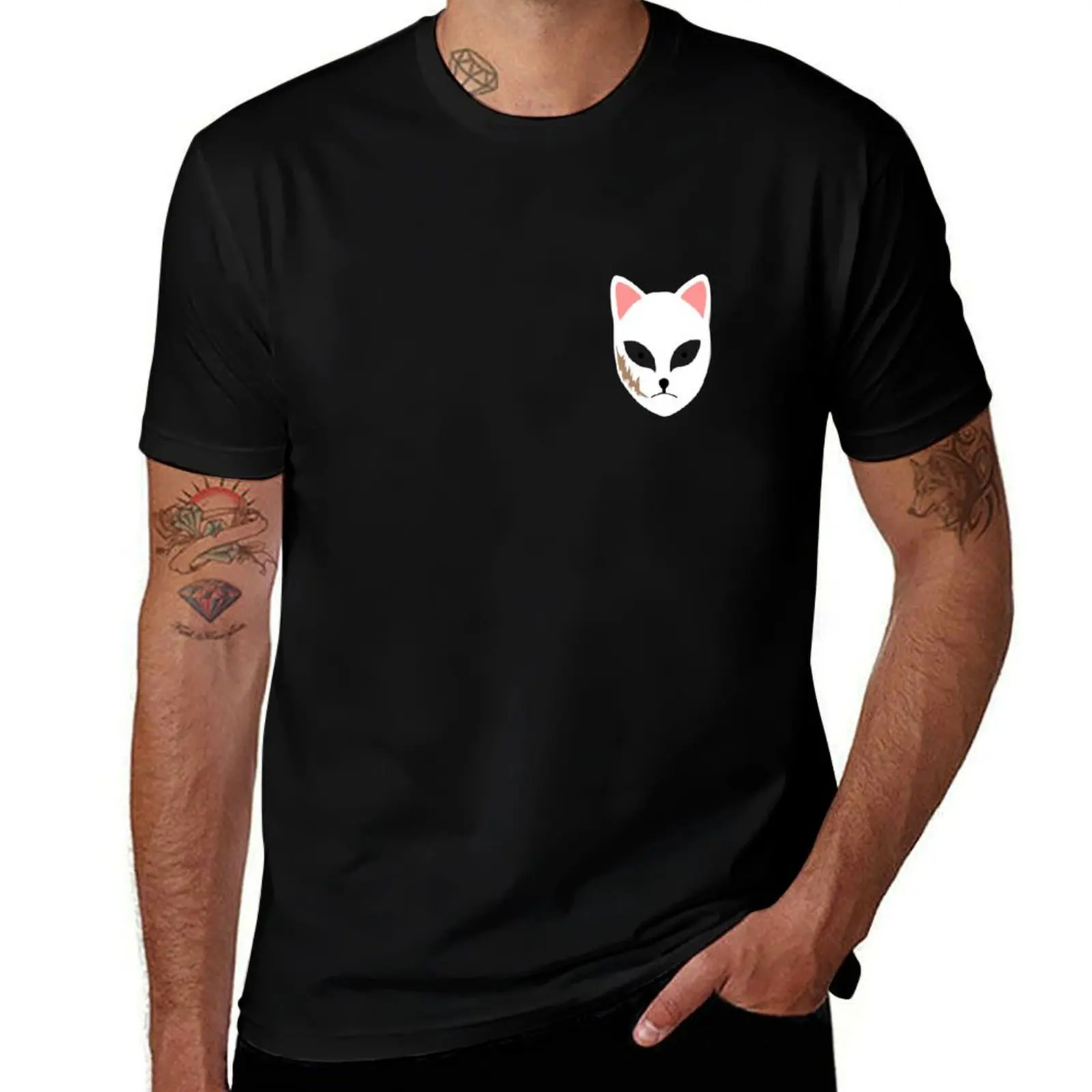 

Sabito's Mask T-Shirt affliction shirts Funny t-shirts customs t shirts men