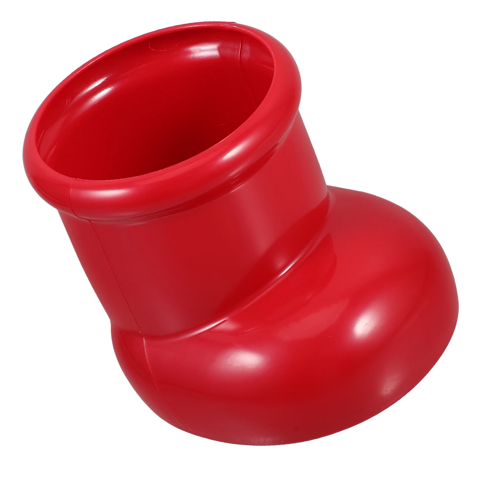 

Pretty Holds Cartoon Boot Pen Holder Cup for Desk Bracket Red Organizer Cute Stationery Student