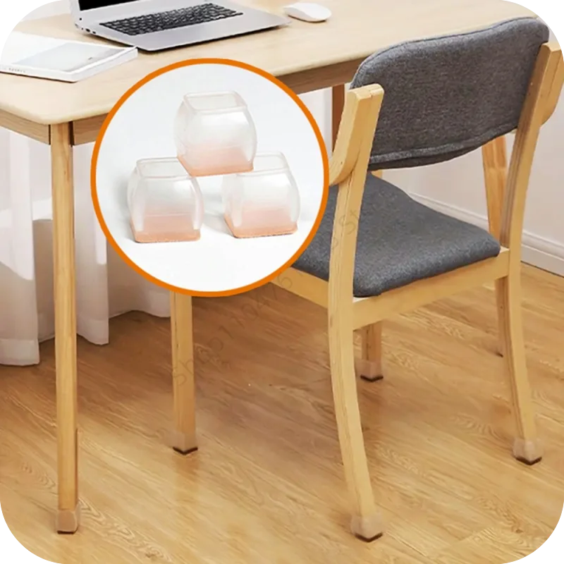 8/16Pcs Silicone Furniture Non-Slip Pads Chair Sofa Feet Anti-noise Feet Cover Floor From Scratches Protectors Mats Home Decor