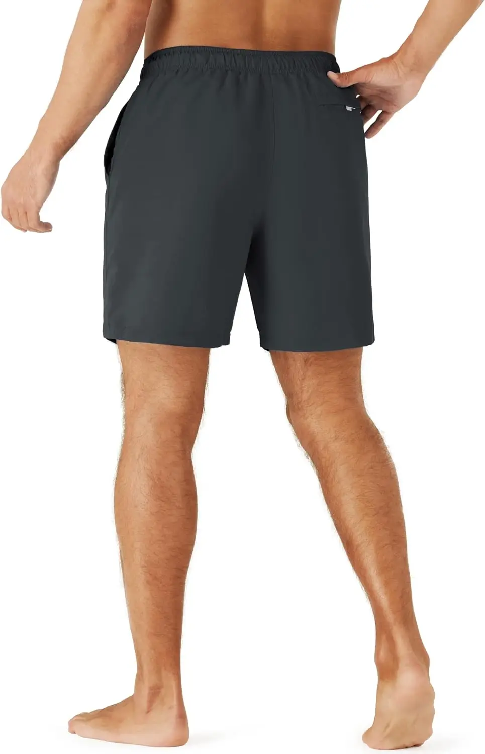 URBEST Men's Swim Trunks with Compression Liner Quick Dry Beach Shorts with Pockets for Beach and Swimming