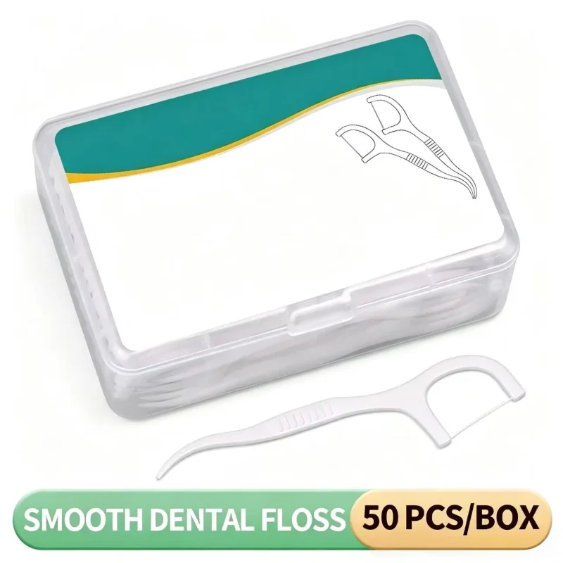 100/200PCS Ultra‑Fine Dental Floss Sticks Disposable Oral Care Tool for Interdental Teeth Cleaning