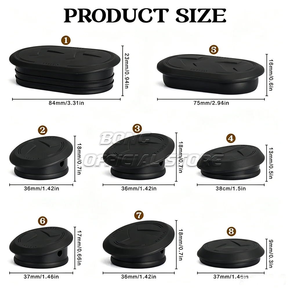 For YAMAHA MT09 frame hole caps Motorcycle Accessories Frame Plugs Set Hole Caps MT-09/SP Frame Protection 2021 2022 2025 2026 - view 4