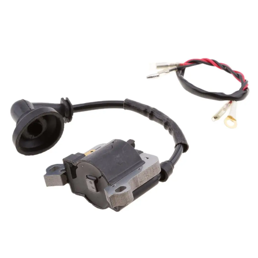 High Efficiency Motorcycle Ignition Coil Durable Black Spark Plug for 2 Stroke 43cc 49cc Mini Moto Battery Adapter Motorbike