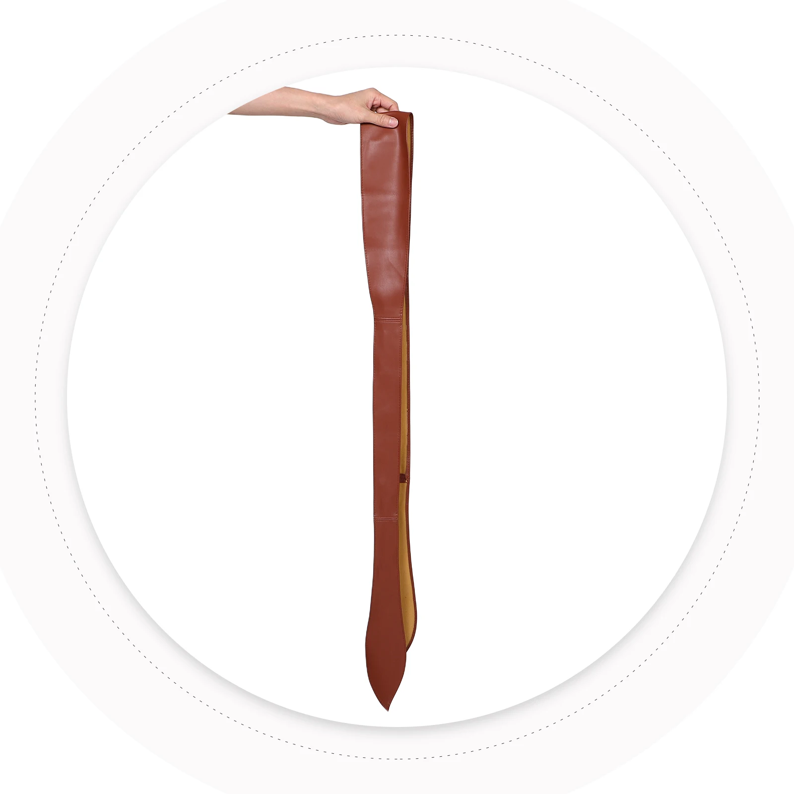 

Wide Bow Belt for Women Soft Faux Long Ribbon Wide Waistb Elegant Design Tie Belts Brown Dresses Bridesmaid