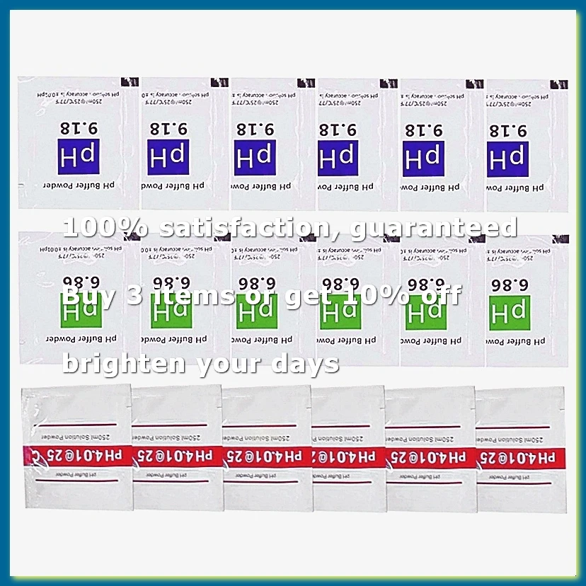 18 Pack PH Meter Buffer Solution Powder For Precise PH Meter