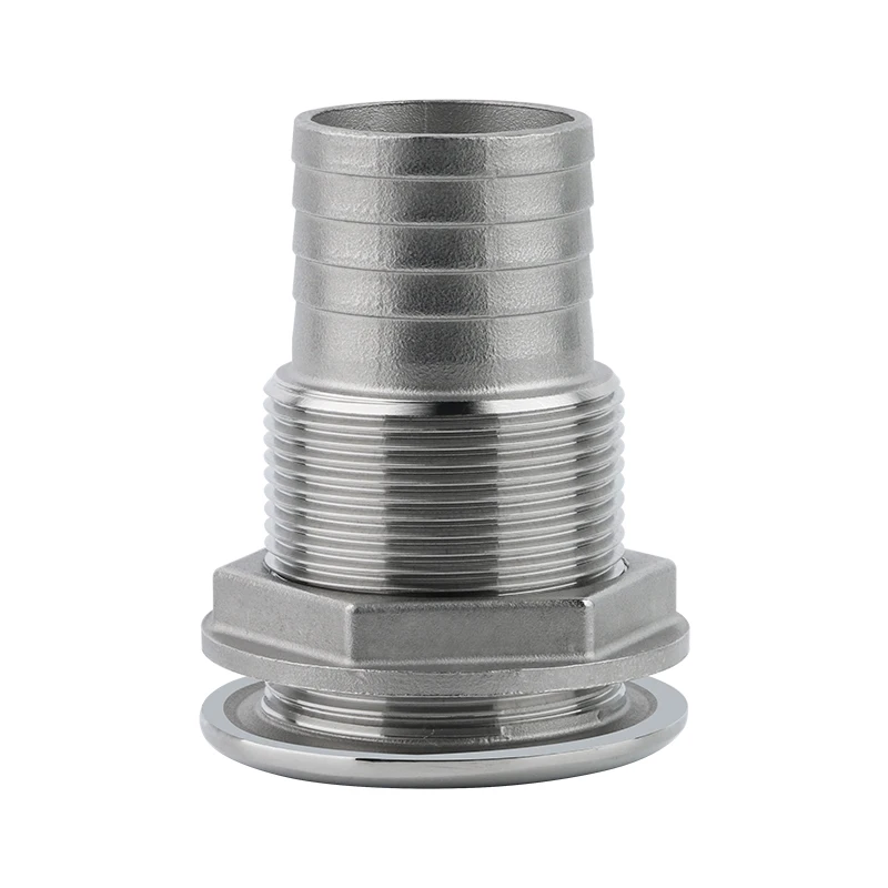 AndyMarine 316 Stainless Steel Thru Hull Fitting Outlet Drain Hose Pipe Boat Accessories Drain Plug Kit