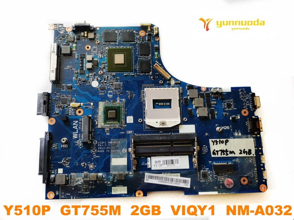 

Оригинальная материнская плата для ноутбука Lenovo Y510P Y510P GT755M 2 Гб VIQY1, товар протестирован, бесплатная доставка