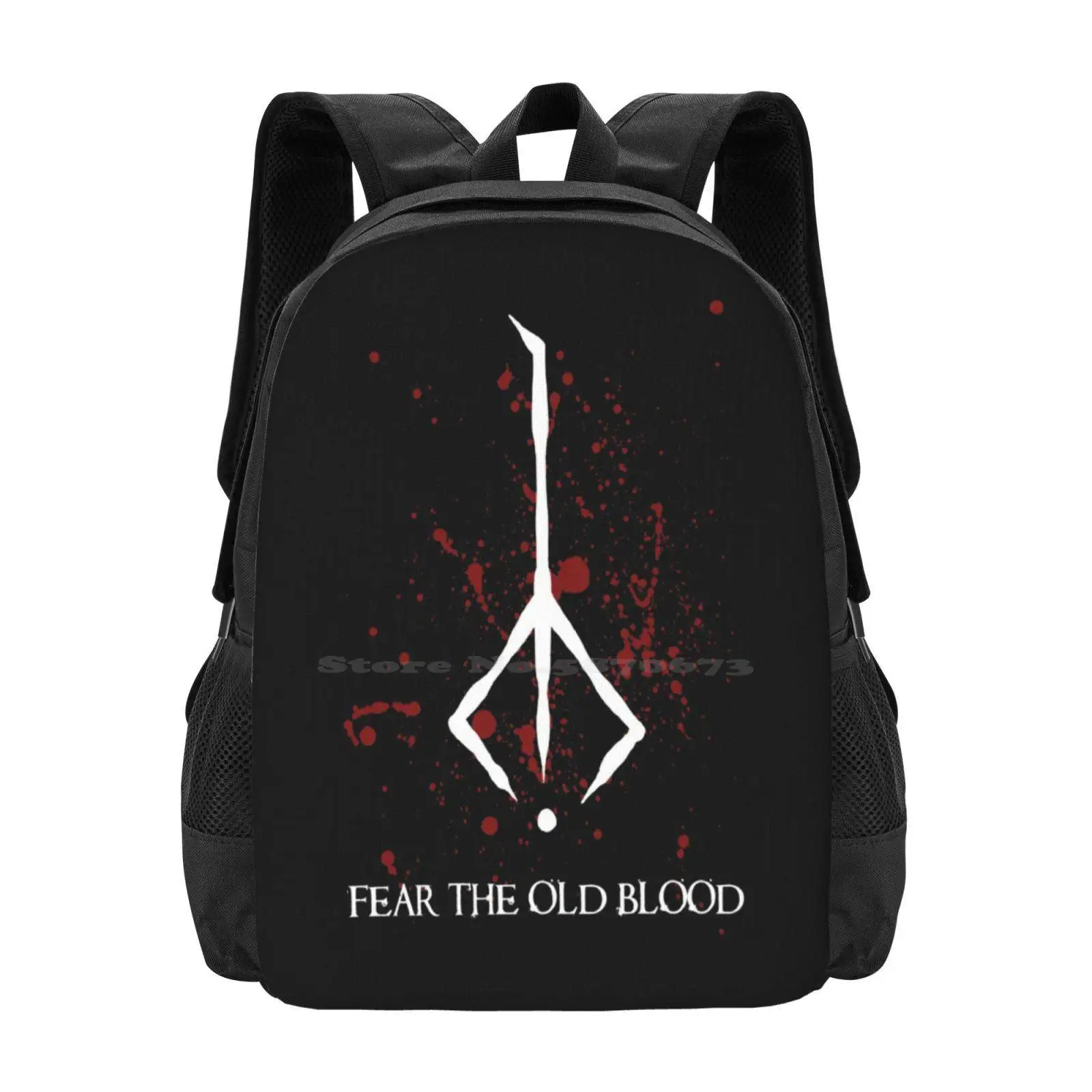 Hunter Symbol - Bloodborne Caryll Rune Hot Sale Schoolbag Backpack Fashion Bags Bloodborne Fear The Old Blood Caryll Rune Game