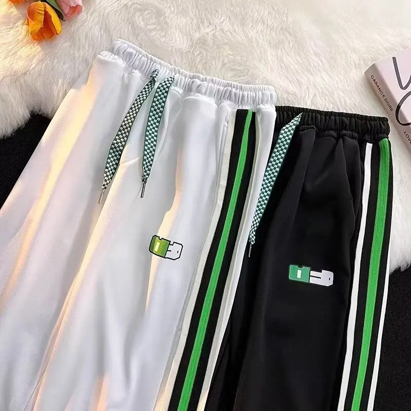 

Универсальные новые Harajuku ins модные минималистичные модные тенденции ленивый темперамент художественные повседневные брюки