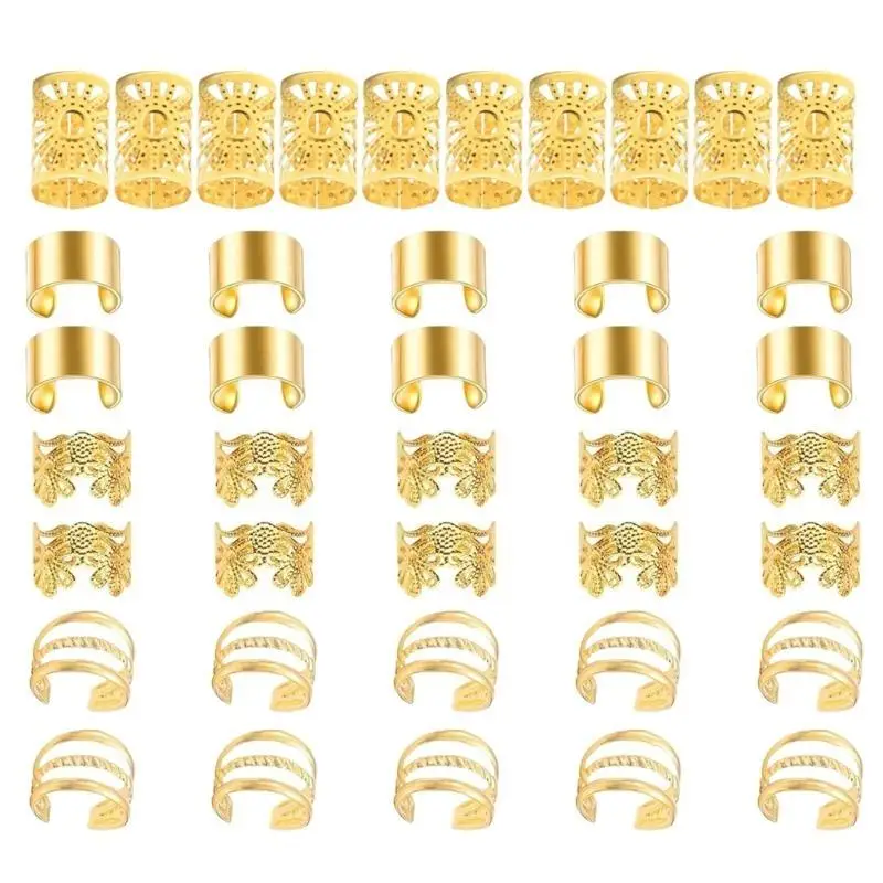 652F Кольца для волос с дредами в виде короны Креативные и модные вечерние аксессуары для волос для добавления моды в вечерние