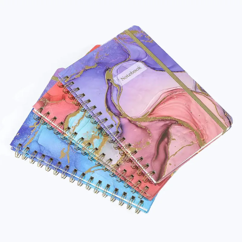 

Cartoon A5 notebook color strapped quicksand coil book student exercise book high-looking book exquisite gift holiday gift