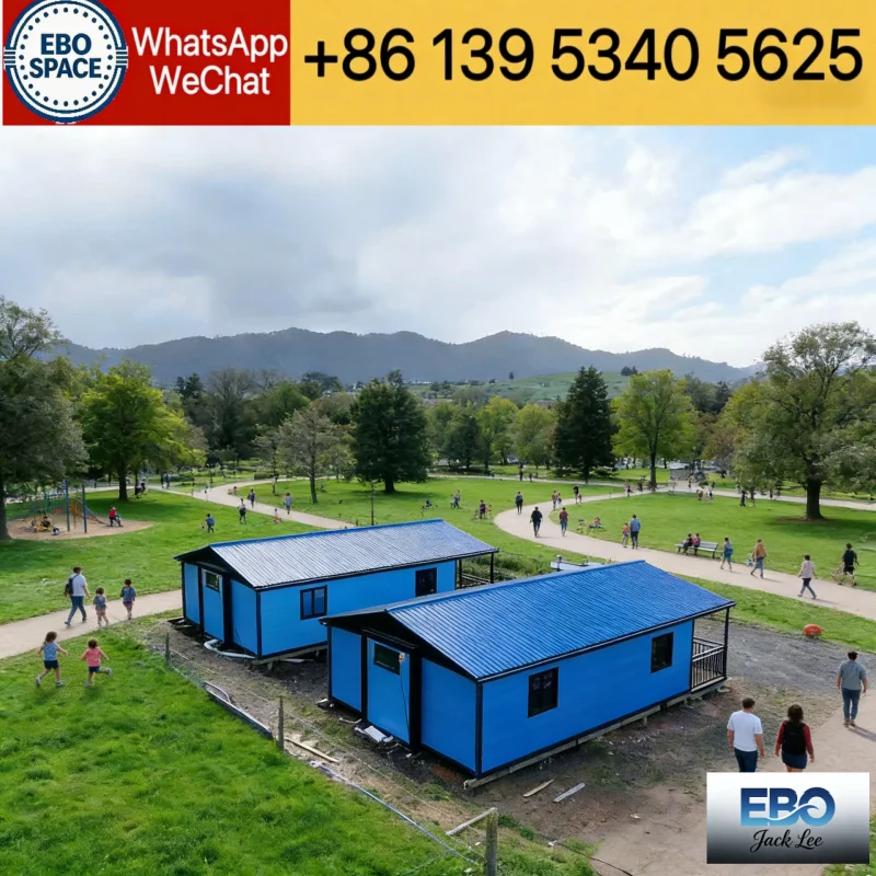 Fast Build Expandable Prefab Container House Modular System for Temporary Construction Use