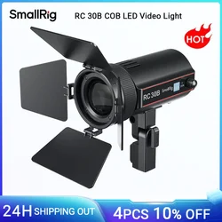 SmallRig RC 30B COB LED Video Light(EU) for Tabletop Live Streaming, 30W Beam Angle Adjustable Bi-color Lights -4280