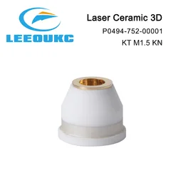 LEEOUKC  Laser Ceramic  3D P0494-752-00001 KT M1.5ins KN Ceramic Part Nozzle Holder  High Quality OEM Support