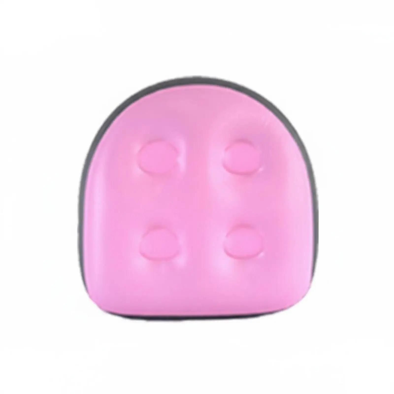 Inflatable bath for seat with suction cups, massage surface, spa riser