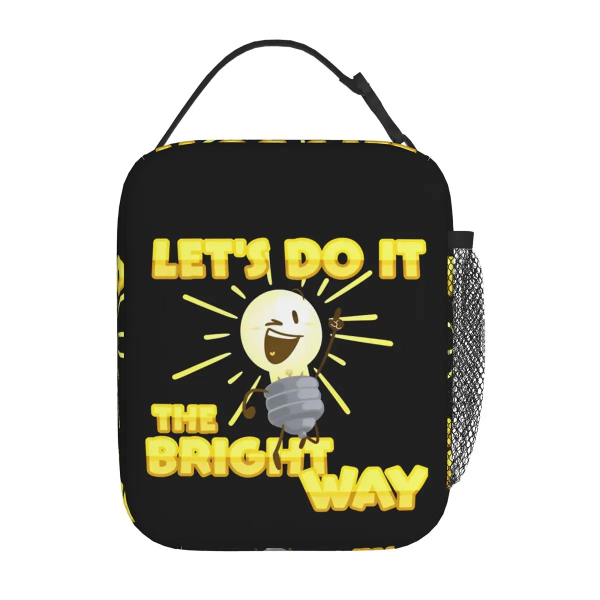 

Lightbulb Inanimates Insanitys Insulated Lunch Bag Thermal Bag Lunch Container Large Tote Lunch Box Bento Pouch School Outdoor