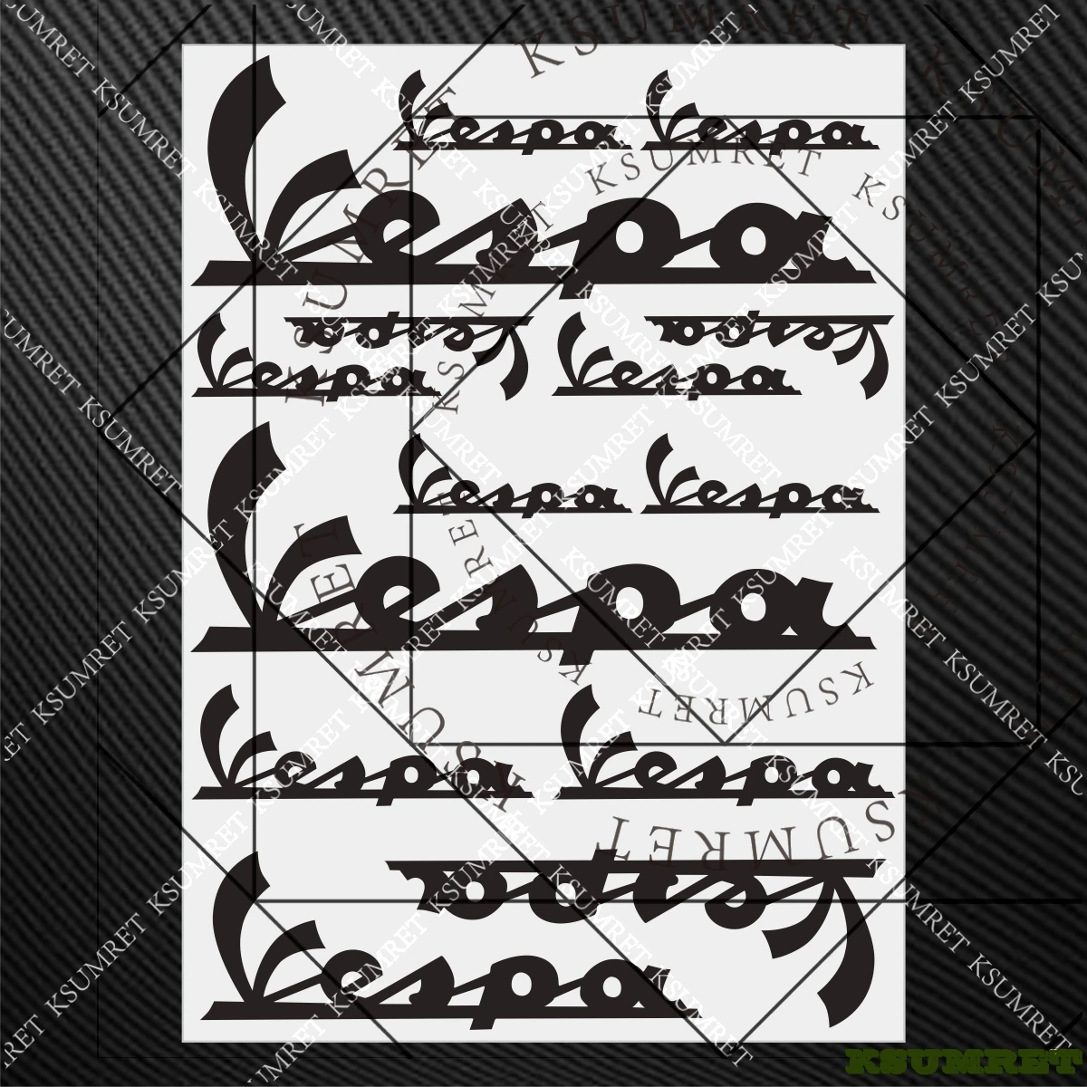 Adesivo per Casco Moto Vespa