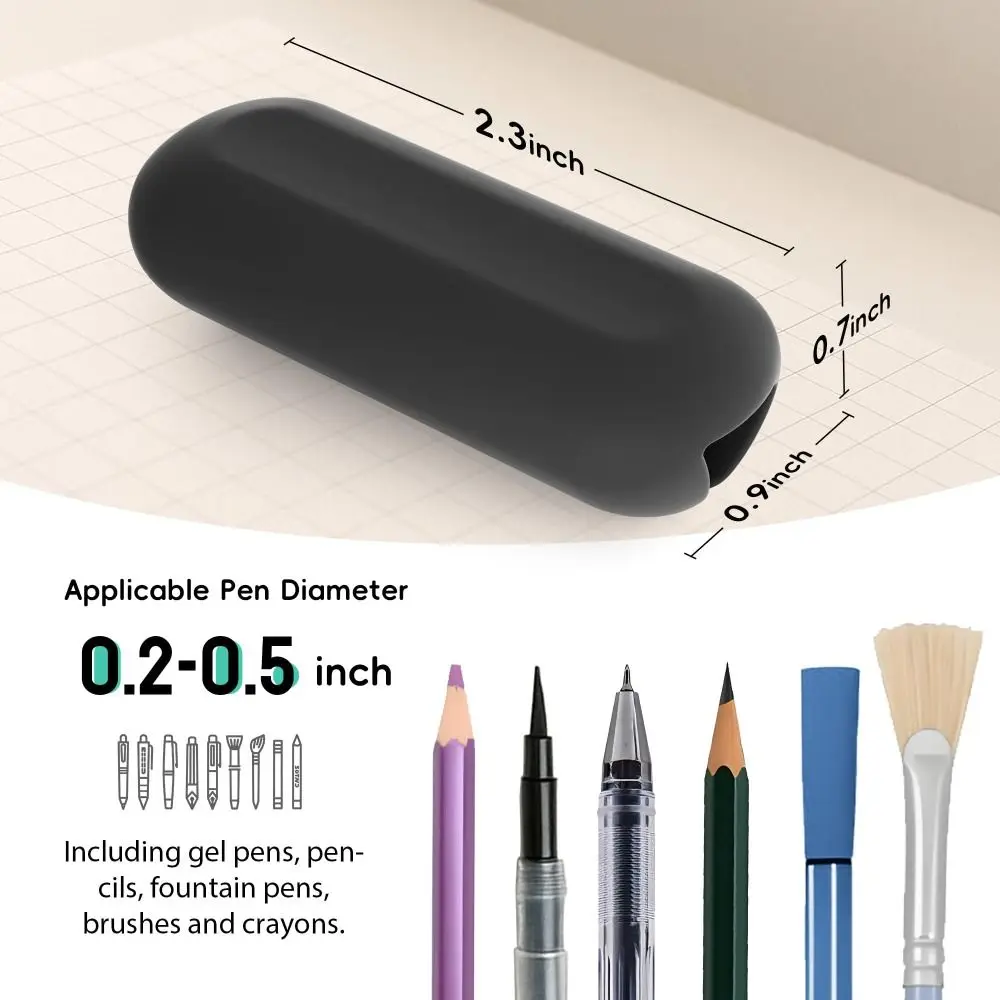 1 أوقية للأطفال المسنين واحتياجات خاصة تحسن الحرف اليدوية تساعد على الكتابة اليدوية من السيليكون مدرب الكتابة الملون