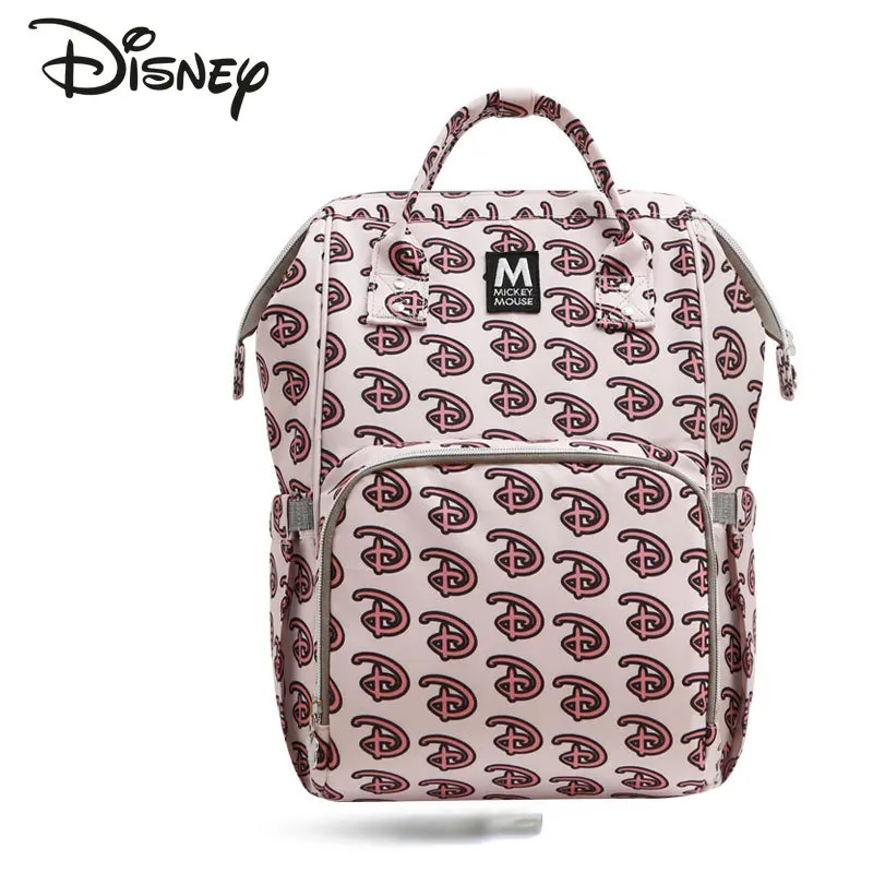 Disney New Baby Outgoing Backpack Fashion High Quality Large Capacity Mommy Backpack Multifunctional Parent Child Backpack