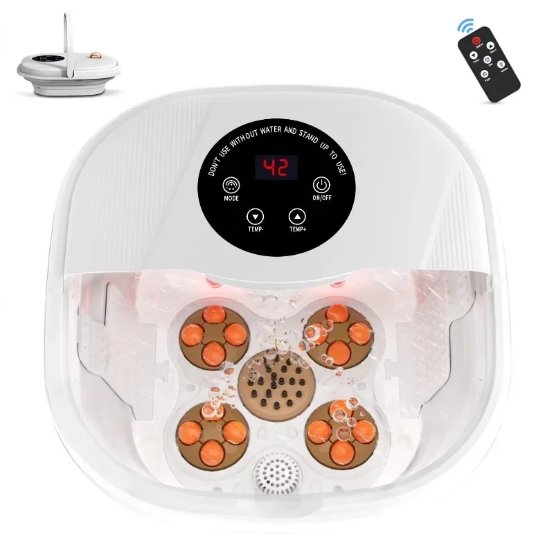 Automatic Electric Foot Soaking Bucket Constant Temperature Heating Pedicure Basin Tub Foot Spa Bath Massager