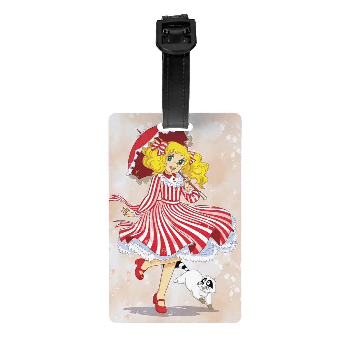 Custom Candy Candy Luggage Tag for Travel Suitcase Japan Anime Manga Privacy Cover ID Label