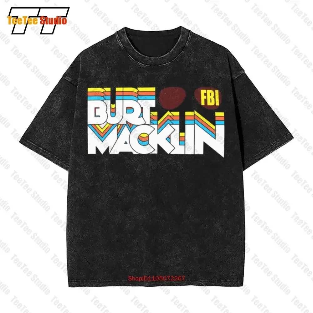 Burt Macklin Fbi Vintage Oversized T-Shirt Mens 14 Color Options Parks Rec Recreation 4XOR