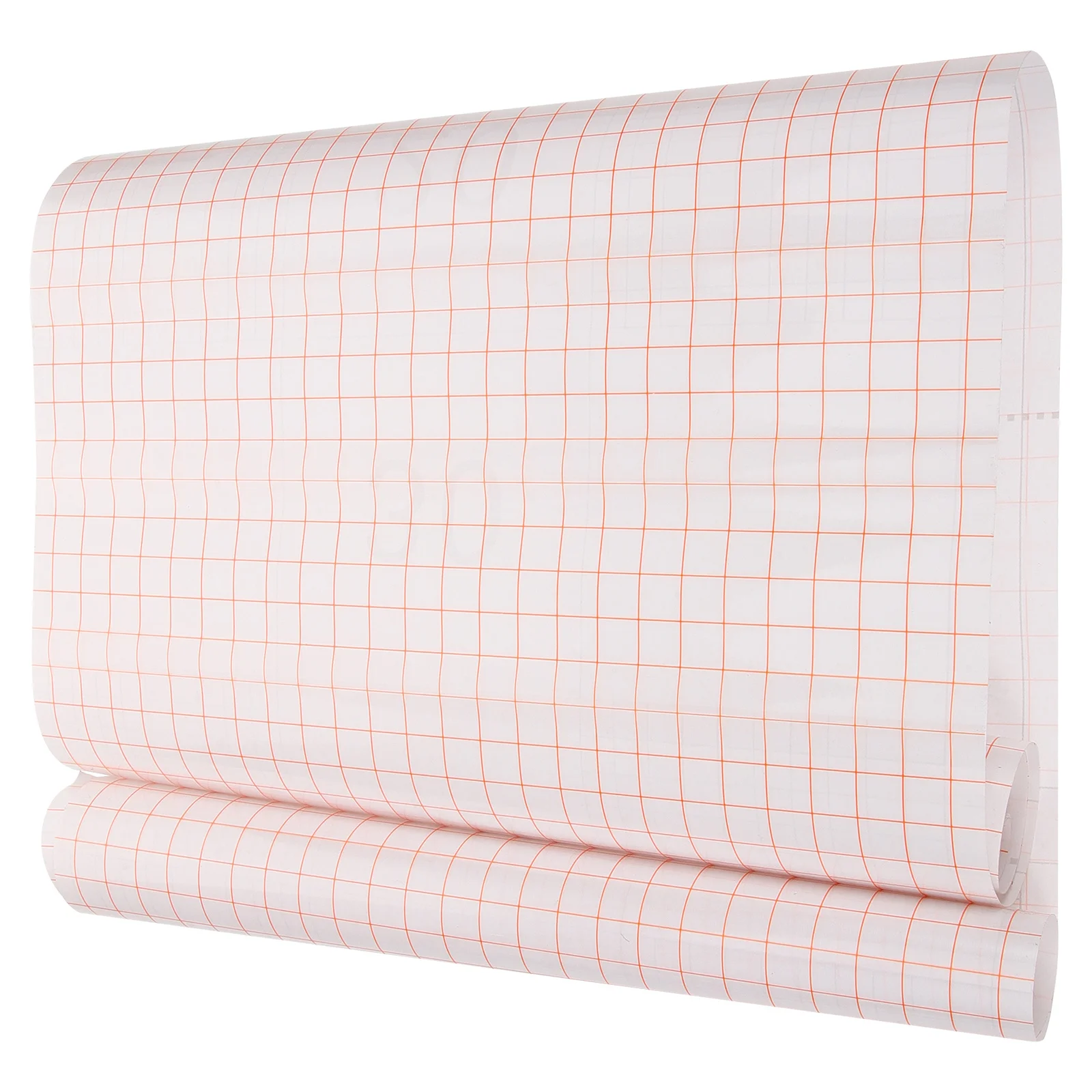 

1pcs 1 Roll Pvc Positioning Film Transparent Adhesive Transfer Tape For Vinyl Heat Transfer Diy Craft Wall Art Decal Grid Tape