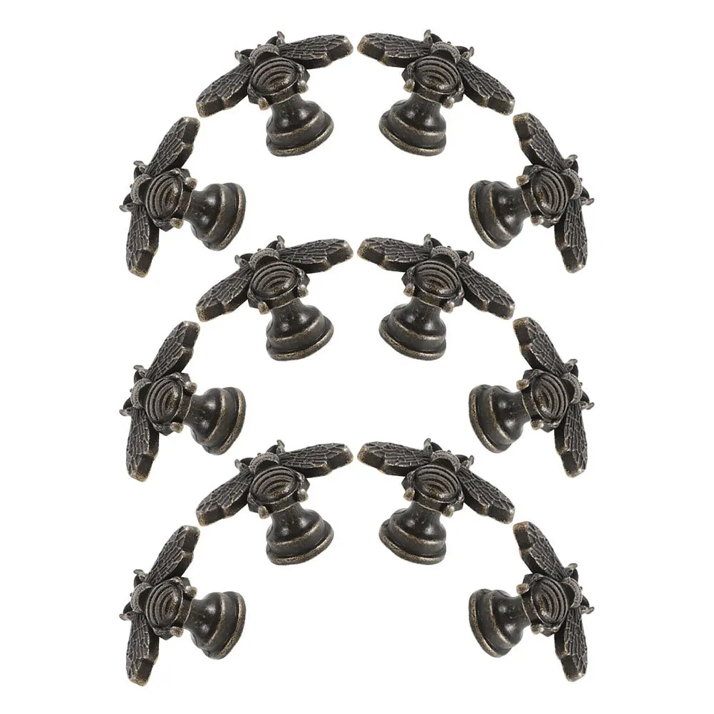 

12Sets Cabinet Knobs Durable Zinc Alloy Drawer Pulls Multiscene Application Furniture Hardware Kitchen Bedrooms Wardrobes