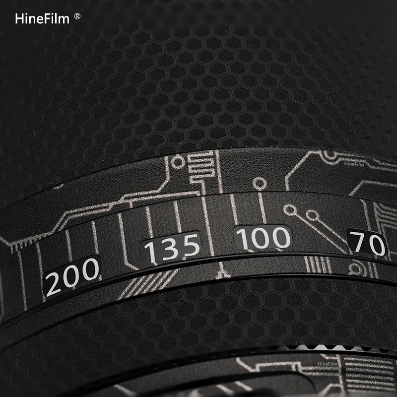 Hinefilm 스킨, 후지 55-200 렌즈 데칼 스킨, 후지필름 XF55-200 F3.5-4.8 렌즈 스티커, 55 220 렌즈 스킨 랩 커버 필름