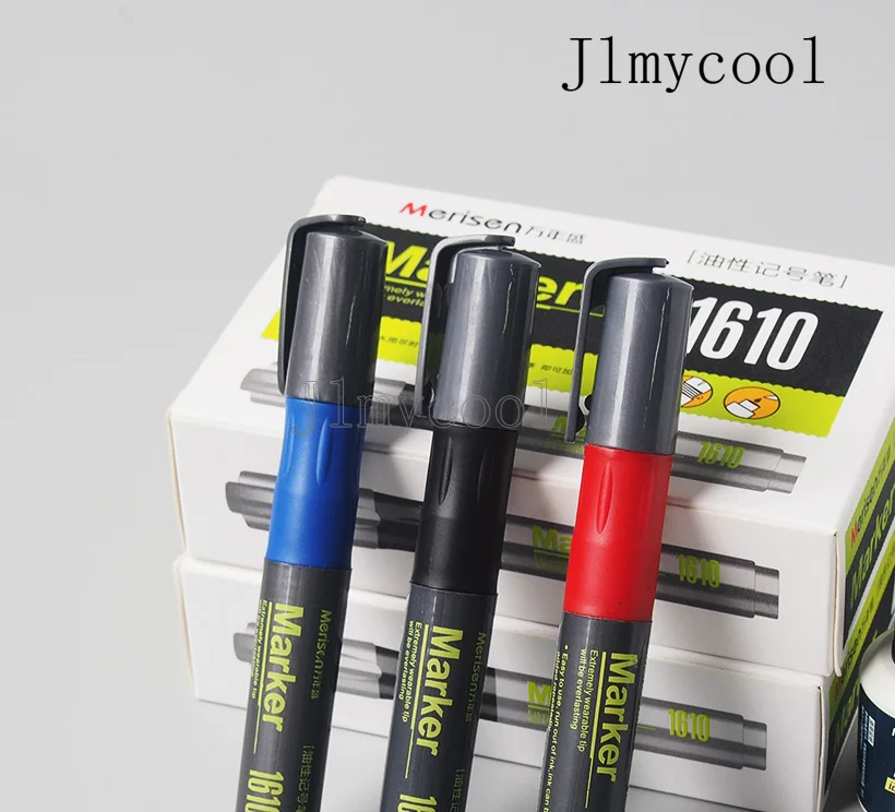 1610 Inkable Marker Non-fading Single-head Marker Studen Student Logistics Teacher Art Pen