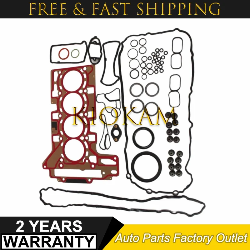 New 11128676519 MLS Head Gasket Set for BMW 225i 320i 328i 520Li X1 X3 X4 Z4 2.0T N20B20 Engine 2012-2017 Turbocharged Models