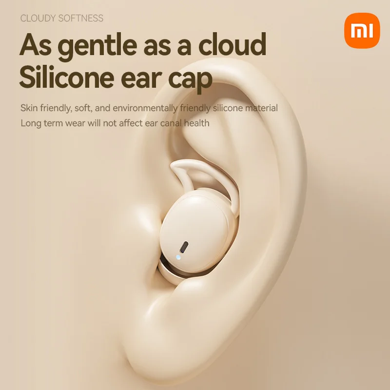 XIAOMI M72 nuevos auriculares inalámbricos para dormir Mini Bluetooth5.4 Touch Cotrol auriculares internos cómodos auriculares con reducción de ruido