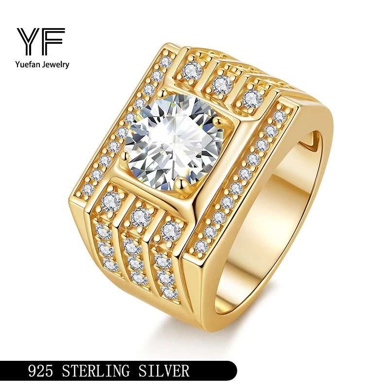 

Серебряное кольцо с муассанитом 925, мужские широкие кольца, мужское кольцо в стиле хип-хоп, мужское обручальное кольцо, рок, уличная вечеринка, золото, ювелирные изделия с муассанитом, Рождество