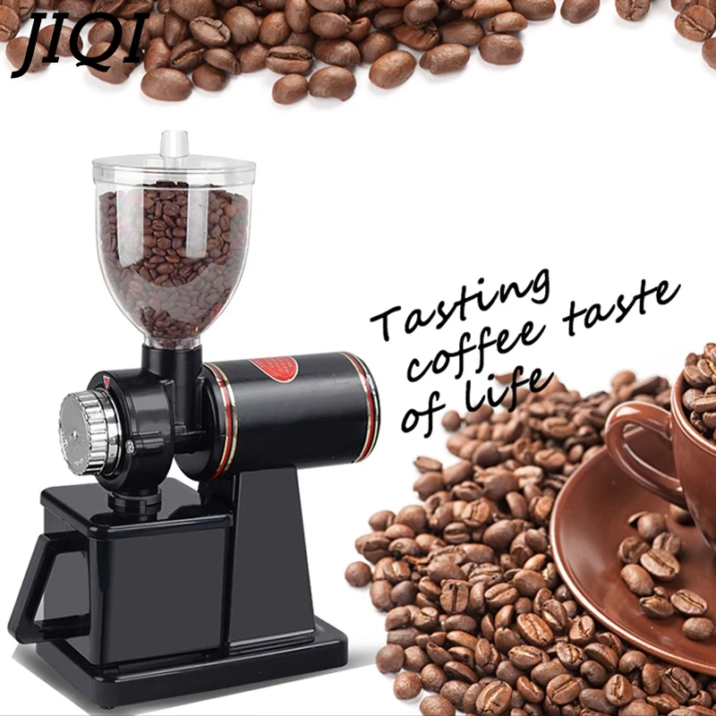 Coffee grinder Coffee mill Bean grinder machine flat burrs Grinding machine 220V/110V Red/Black EU US