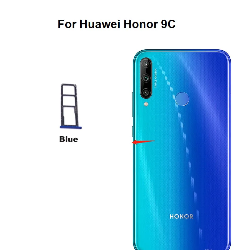 Nuovo per Huawei Honor 9S 9A 9C Y5P Sim Card vassoio Slot Holder presa adattatore connettore 2020 parti di riparazione di ricambio