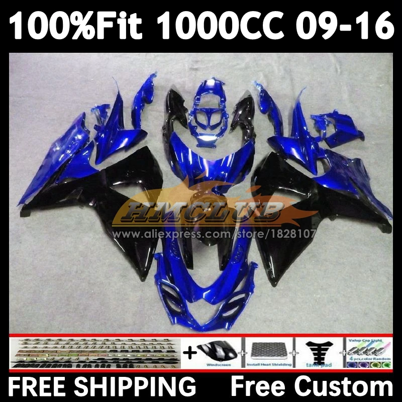 

Injection Body For SUZUKI GSXR-1000 K9 1000CC 09 10 11 12 31No.162 blue black GSXR 1000 CC GSXR1000 2013 2014 2015 2016 Fairing